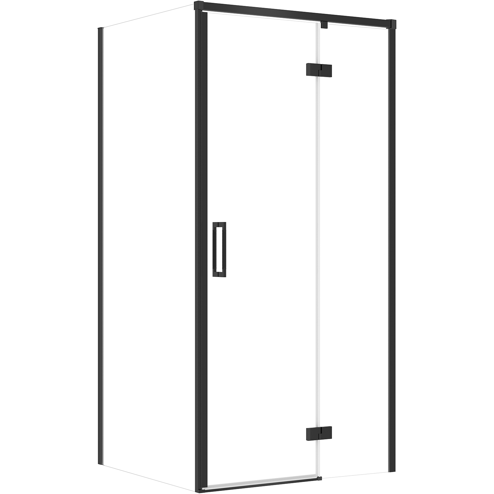 CERSANIT LARGA obdĺžnikový sprchový kút pravý 100x80x195 cm čierny S601-311 CERSANIT LARGA obdĺžnikový sprchový kút pravý 100x80x195 cm čierny S601-311