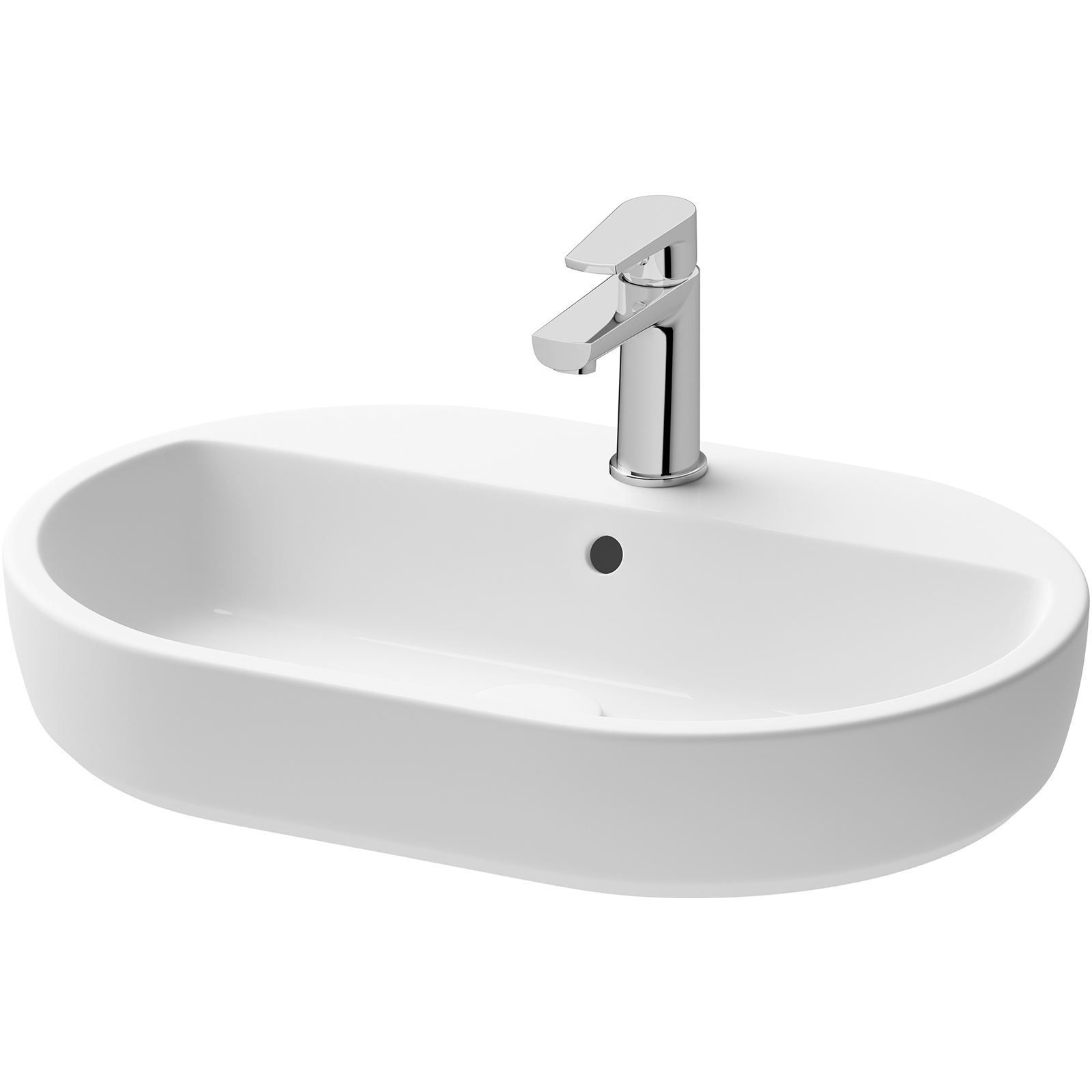 CERSANIT Umývadlo na dosku CASPIA OVAL 60 K11-0099