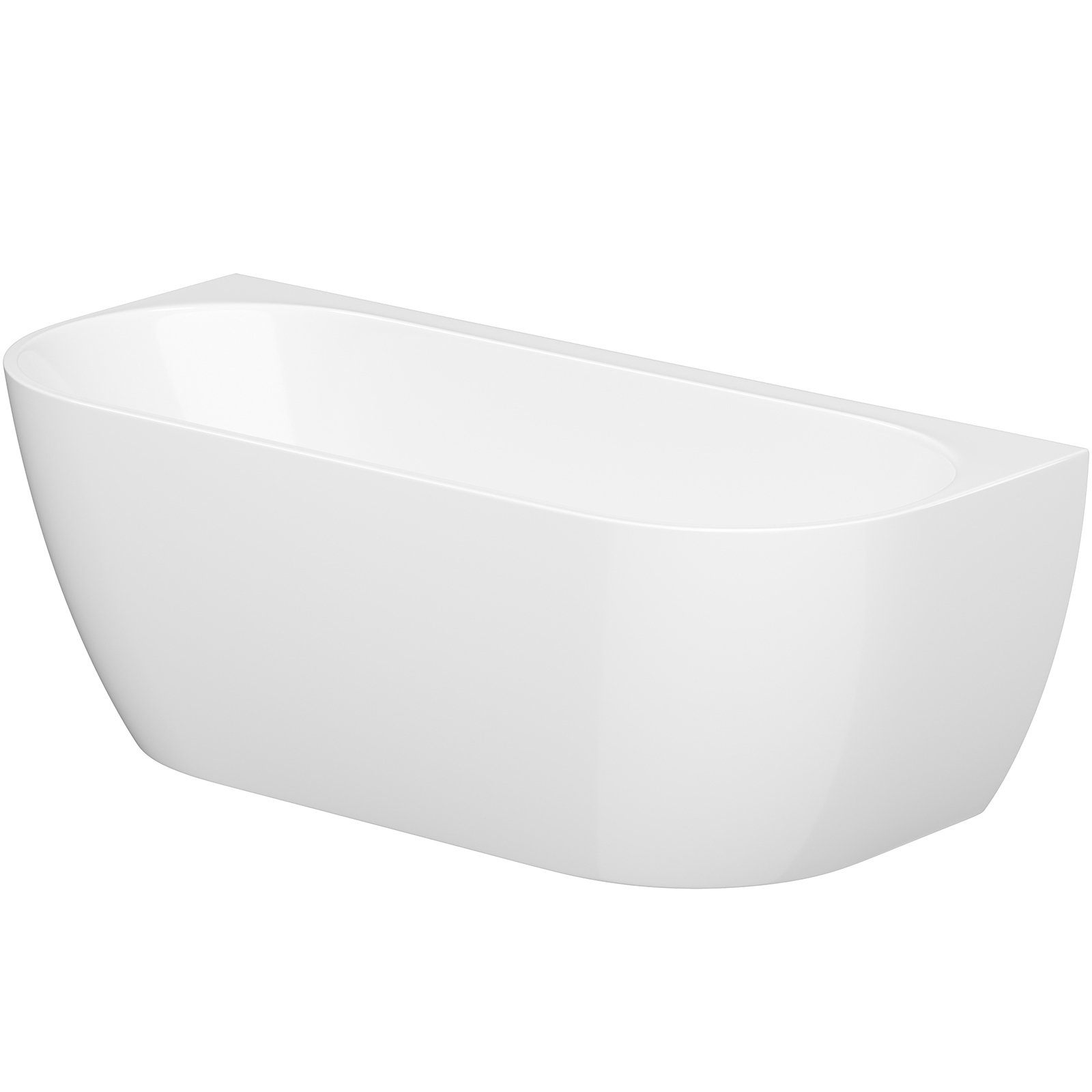 CERSANIT Voľne stojaca vaňa GARDA nástenná biela 165x75 S1016-004 CERSANIT Voľne stojaca vaňa GARDA nástenná biela 165x75 S1016-004