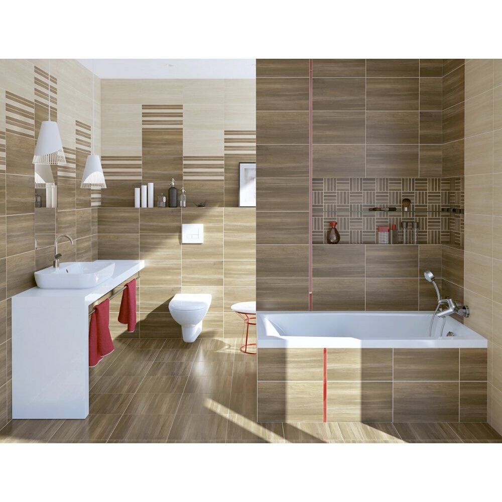 Glazovaný_gres_AMBIO_brown_satin_42x42 Glazovaný gres AMBIO brown satin 42x42