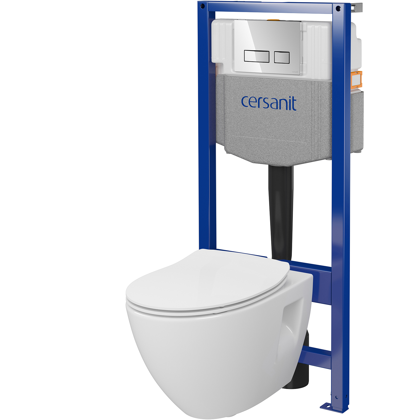 Podomietková súprava CERSANIT SYSTEM 50 mech, misa Moduo Plus, doska, chrómové tlačidlo S701-769 Podomietková súprava CERSANIT SYSTEM 50 mech, misa Moduo Plus, doska, chrómové tlačidlo S701-769