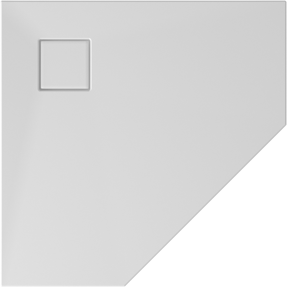 CERSANIT Päťuholníková sprchová vanička TAKO SLIM 80x4 + sifón S601-130