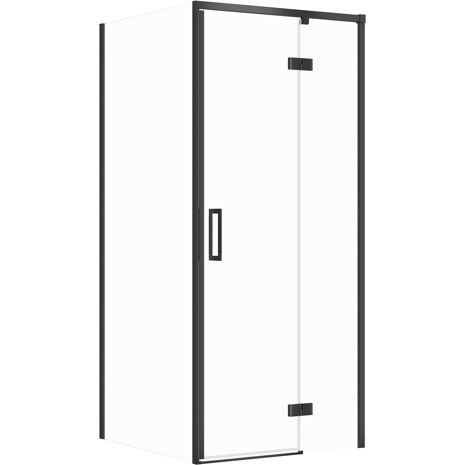 CERSANIT LARGA štvorcový sprchový kút pravý 90x90x195 cm čierny S601-219 CERSANIT LARGA štvorcový sprchový kút pravý 90x90x195 cm čierny S601-219
