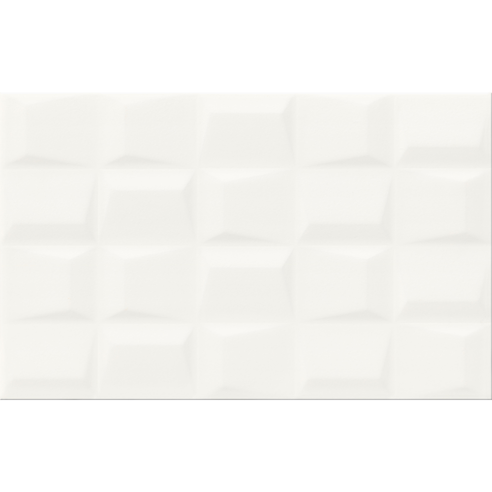 OBKLAD FROSTY WHITE GEO STRUCTURE MATT 25X40 OBKLAD FROSTY WHITE GEO STRUCTURE MATT 25X40
