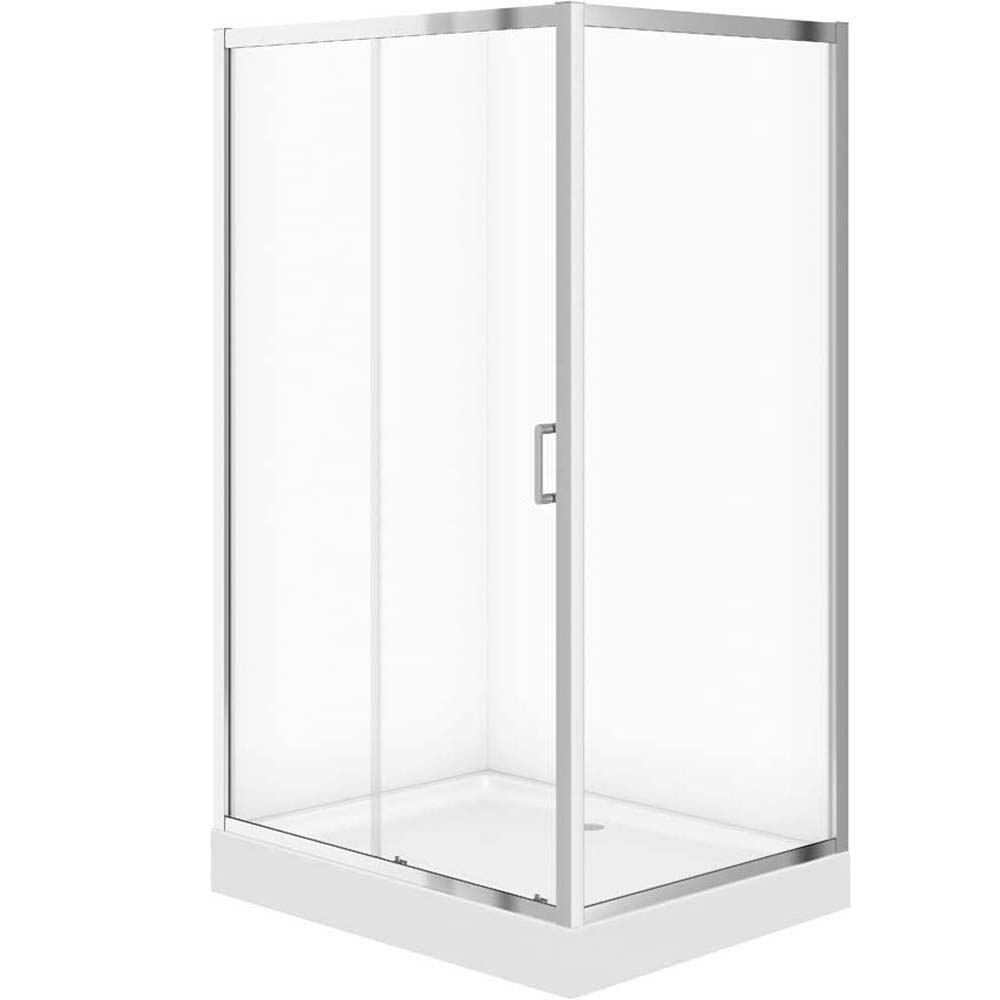 CERSANIT ARTECO obdĺžnikový sprchový kút 120x90 so sprchovou vaničkou TAKO 120x16 S601-355