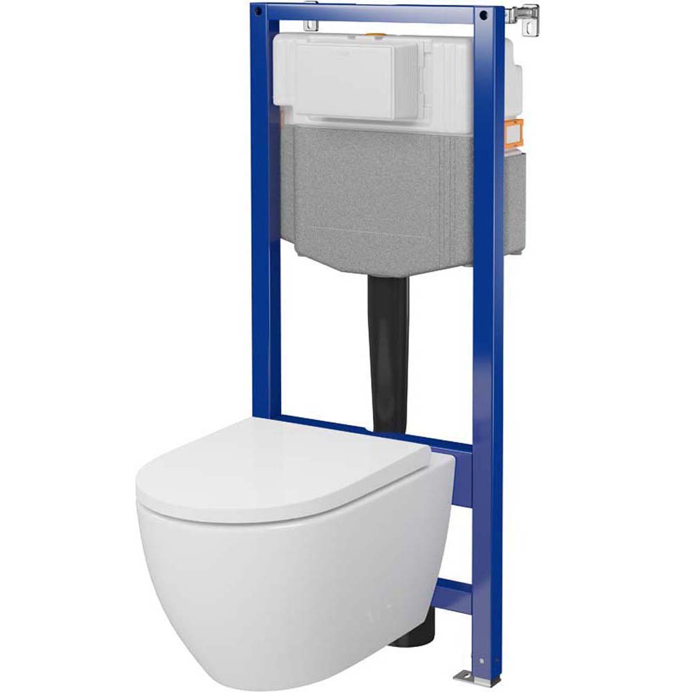 CERSANIT AQUA PLUS mechanická podomietová súprava s miskou a doskou ZEN PRO S701-798