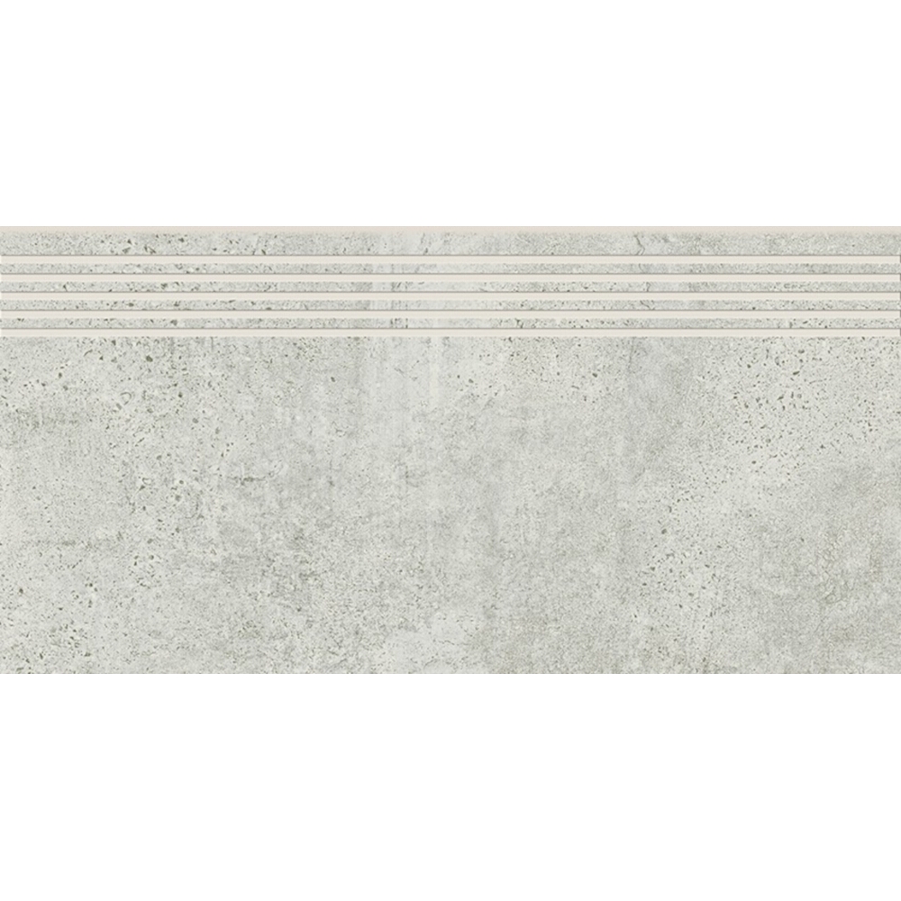 Dlažba Schodovka imitácia kameňa NEWSTONE tmavě šedá matná 29,8x59,8 cm Cersanit