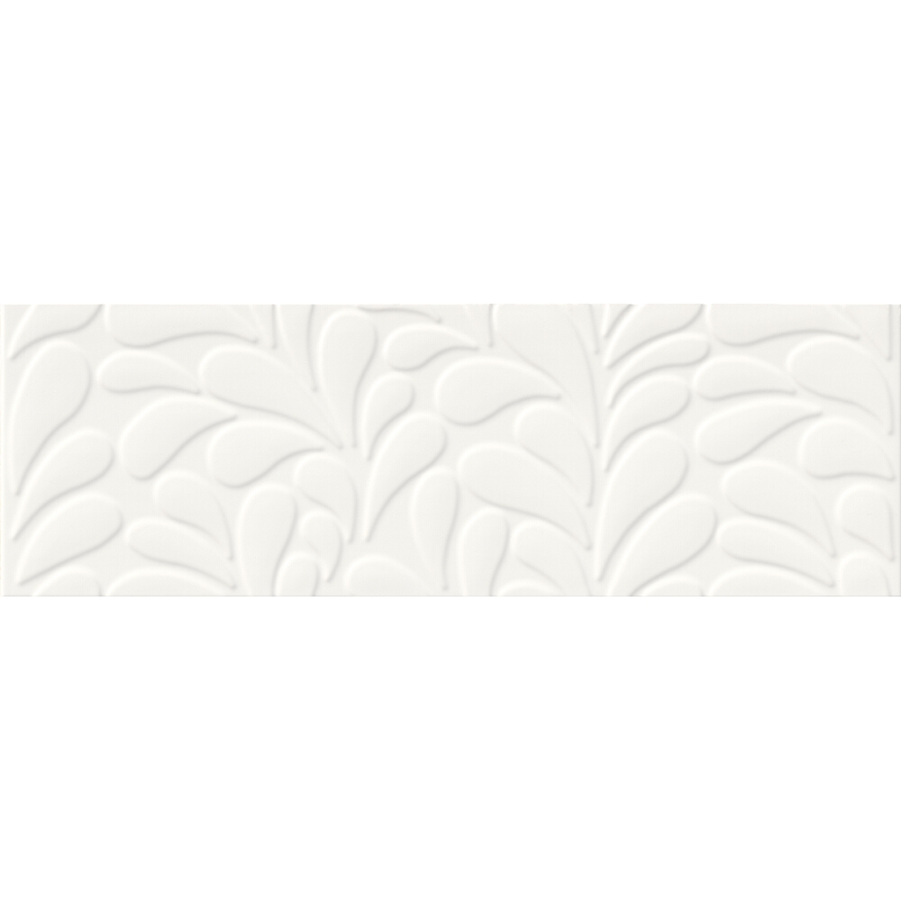 OBKLAD BLANKA WHITE LEAF STRUCTURE GLOSSY 29X89 (II. AKOST)