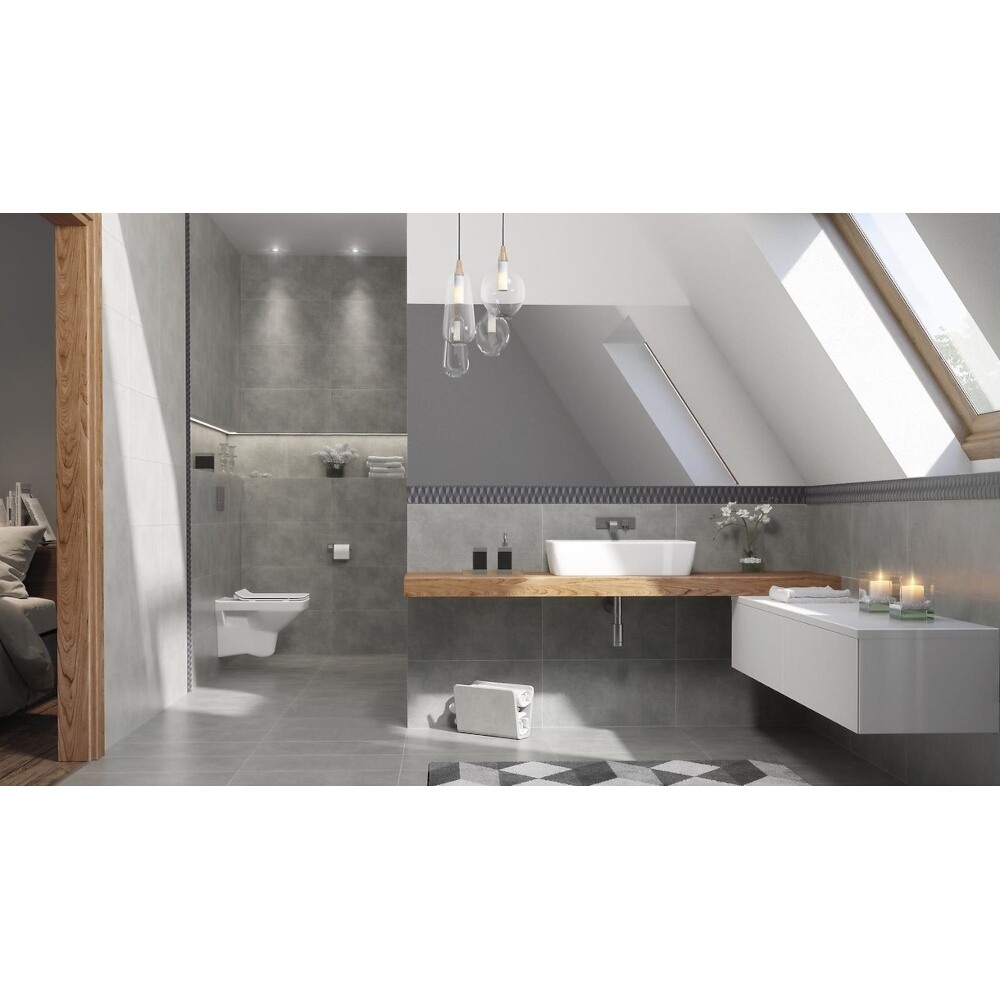 Glazovaný gres DREAMING dark grey mat 29,7x59,8 #099