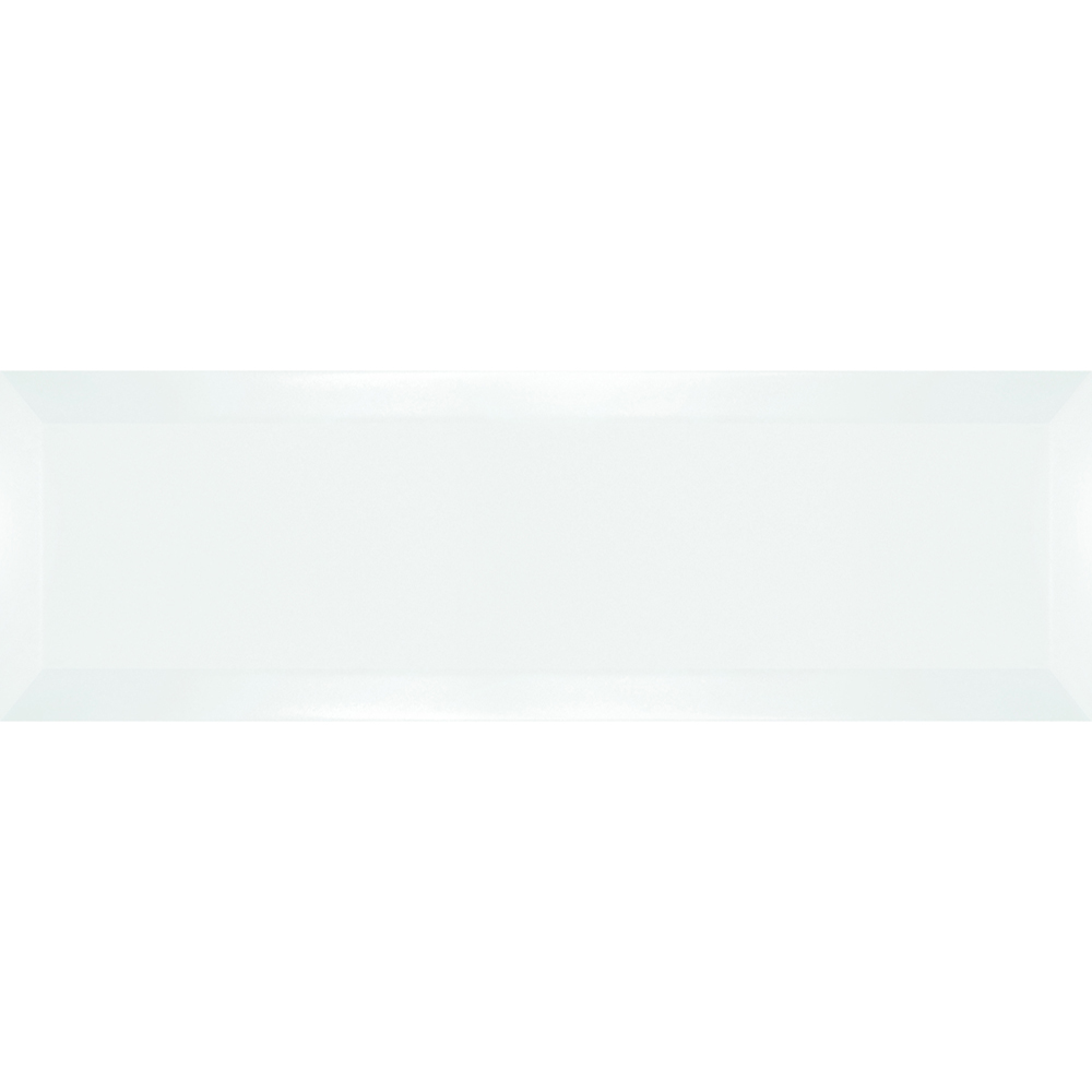 OBKLAD RIBESALBES BISEL BLANCO BRILLO 10X30