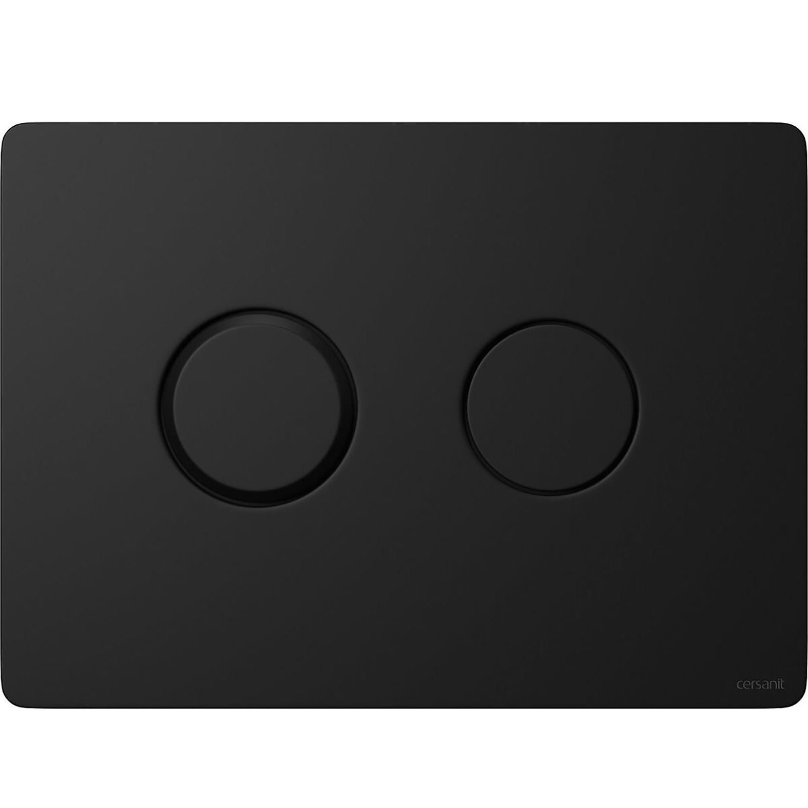 CERSANIT Pneumatické tlačidlo ACCENTO CIRCLE čierne matné K97-425