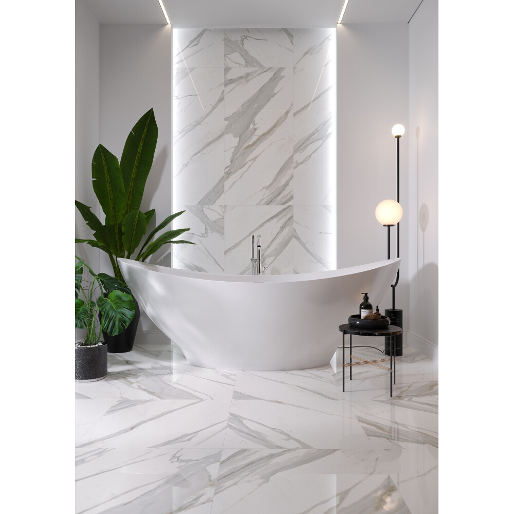 Glazovaný_gres_CALACATTA_MARBLE_white_mat_59,8x119,8 Glazovaný gres CALACATTA MARBLE white mat 59,8x119,8