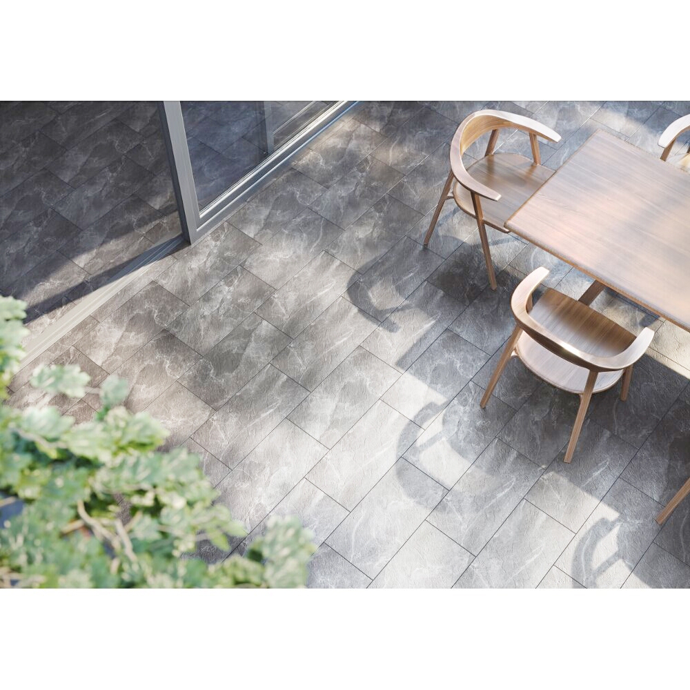 Glazovaný gres NOIR light grey mat 29,7x59,8
