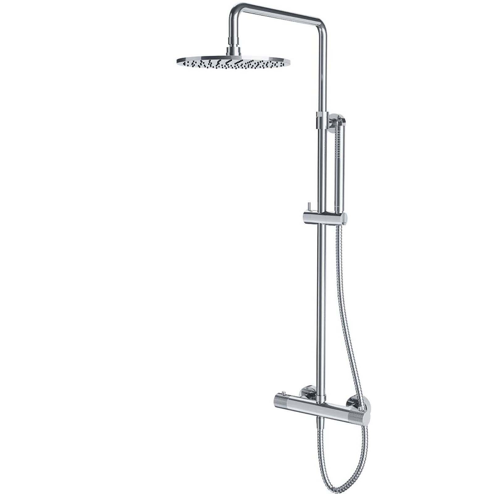OMNIRES termostatický sprchový systém CONTOUR povrchovo montovaný chrómový lesk CT8044CR