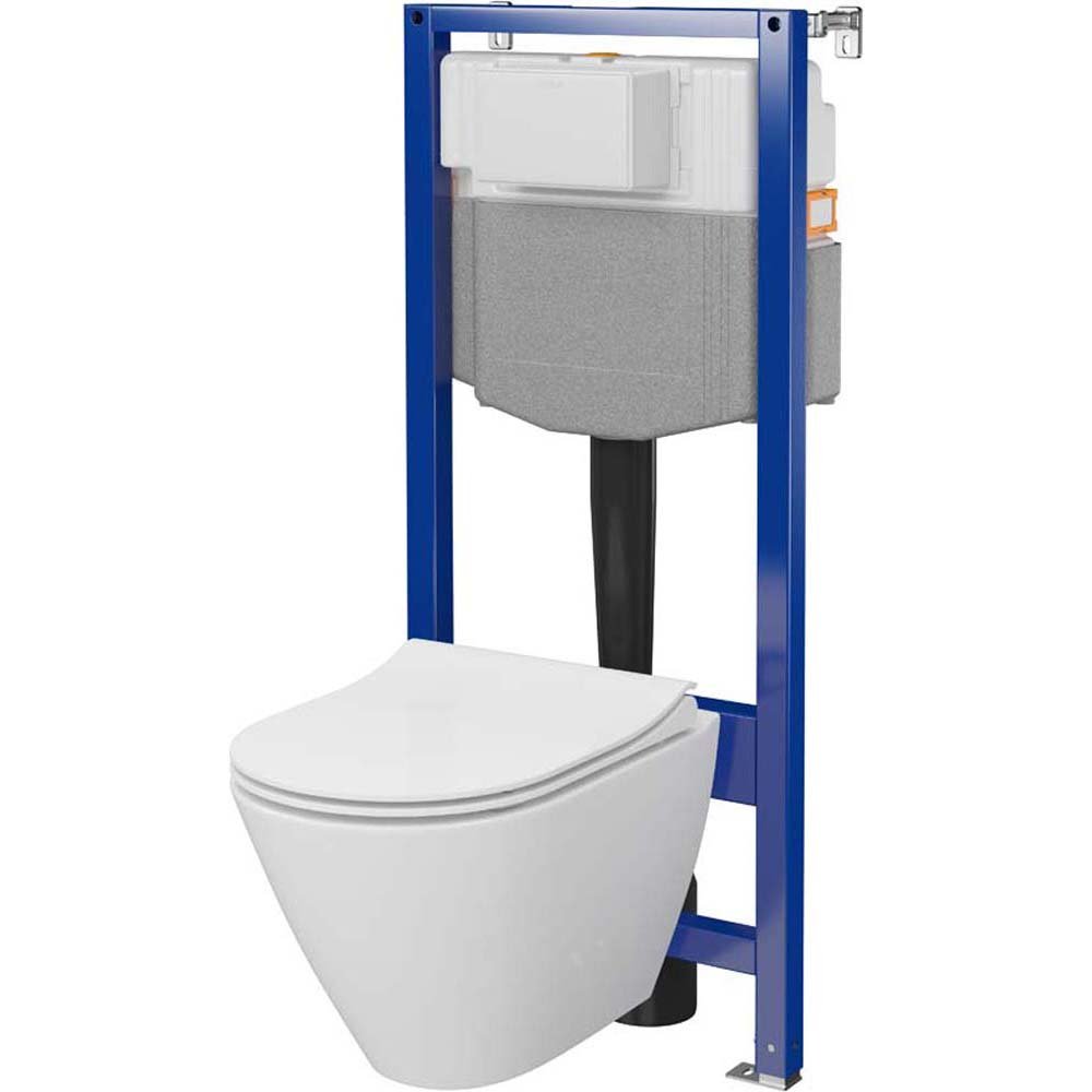 CERSANIT AQUA PLUS mechanická podomietová súprava s miskou a doskou CITY S701-794 CERSANIT AQUA PLUS mechanická podomietová súprava s miskou a doskou CITY S701-794