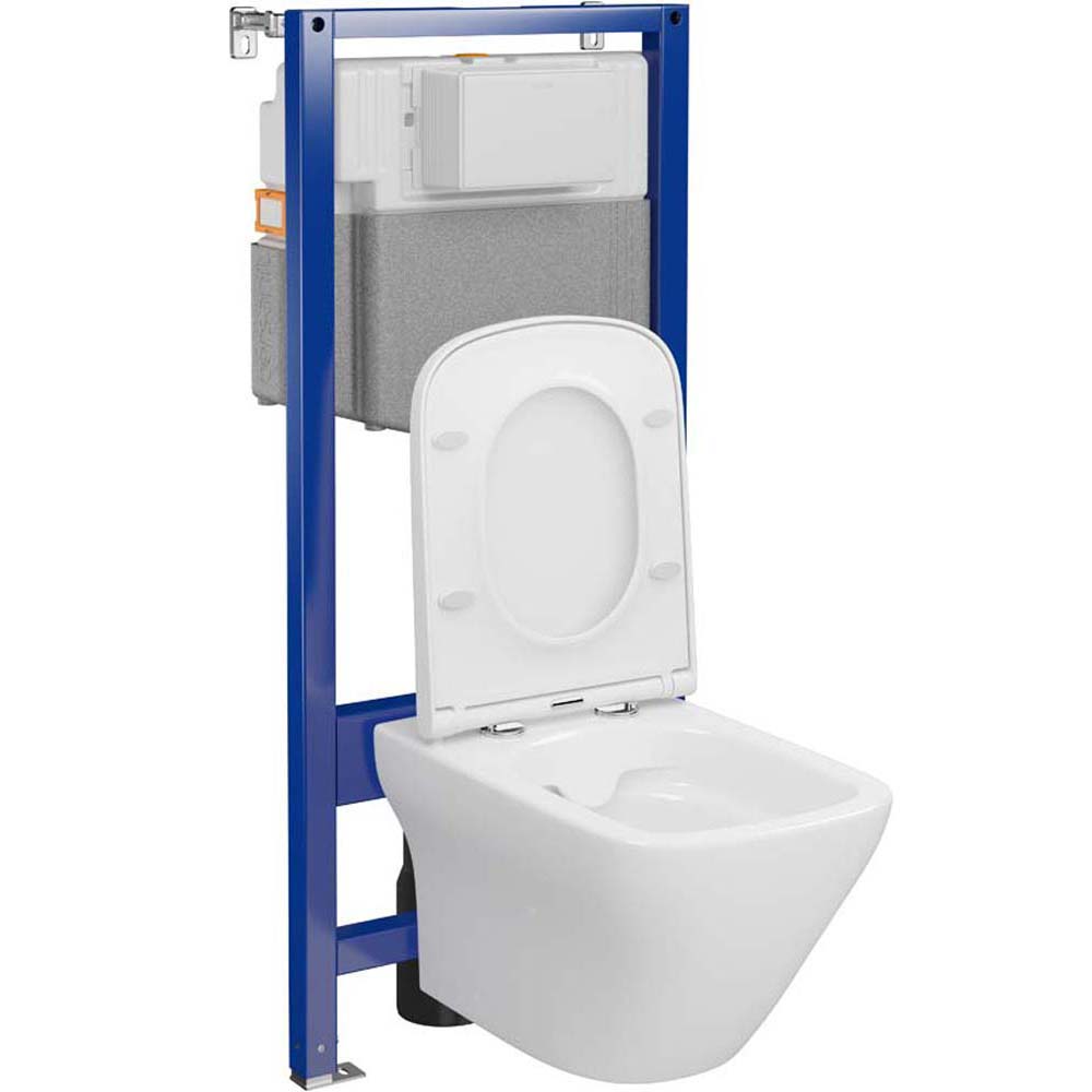 CERSANIT AQUA PLUS mechanická podomietková súprava s miskou a doskou LARGA S701-801