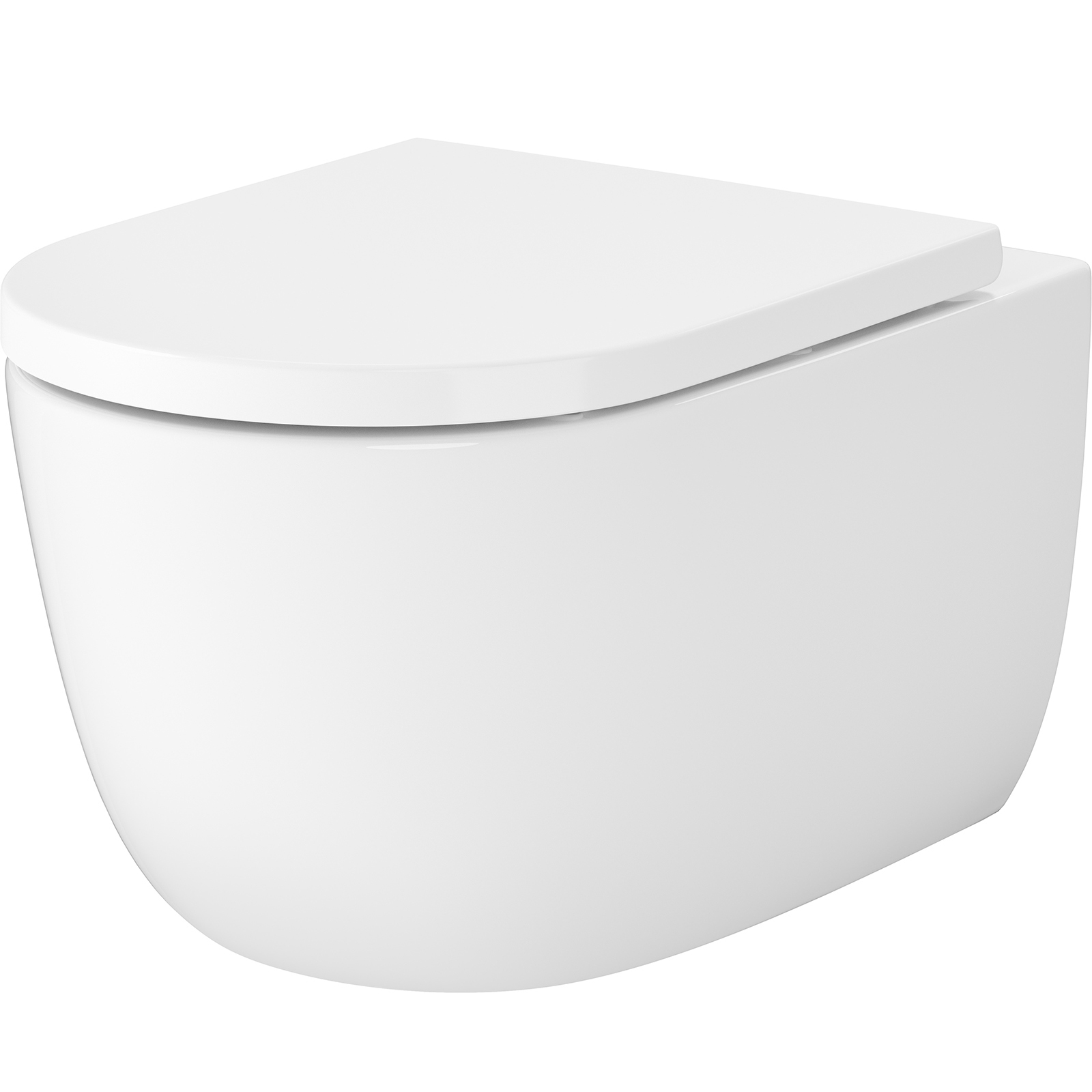 CERSANIT NAVADO PRO OVAL záchodová misa zavesená na stene s duroplastom bez zrážok ľahké oddelenie S4036-001