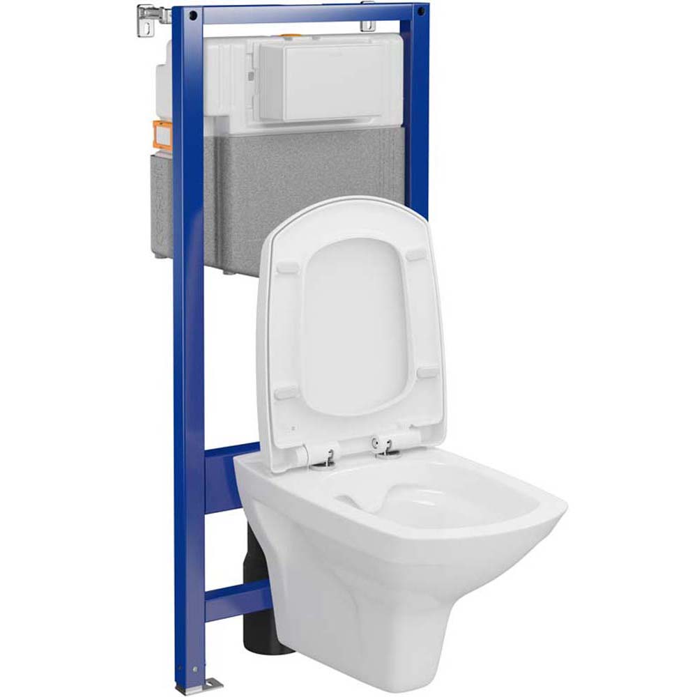 CERSANIT AQUA PLUS mechanická podomietová súprava s miskou a doskou CARINA S701-816