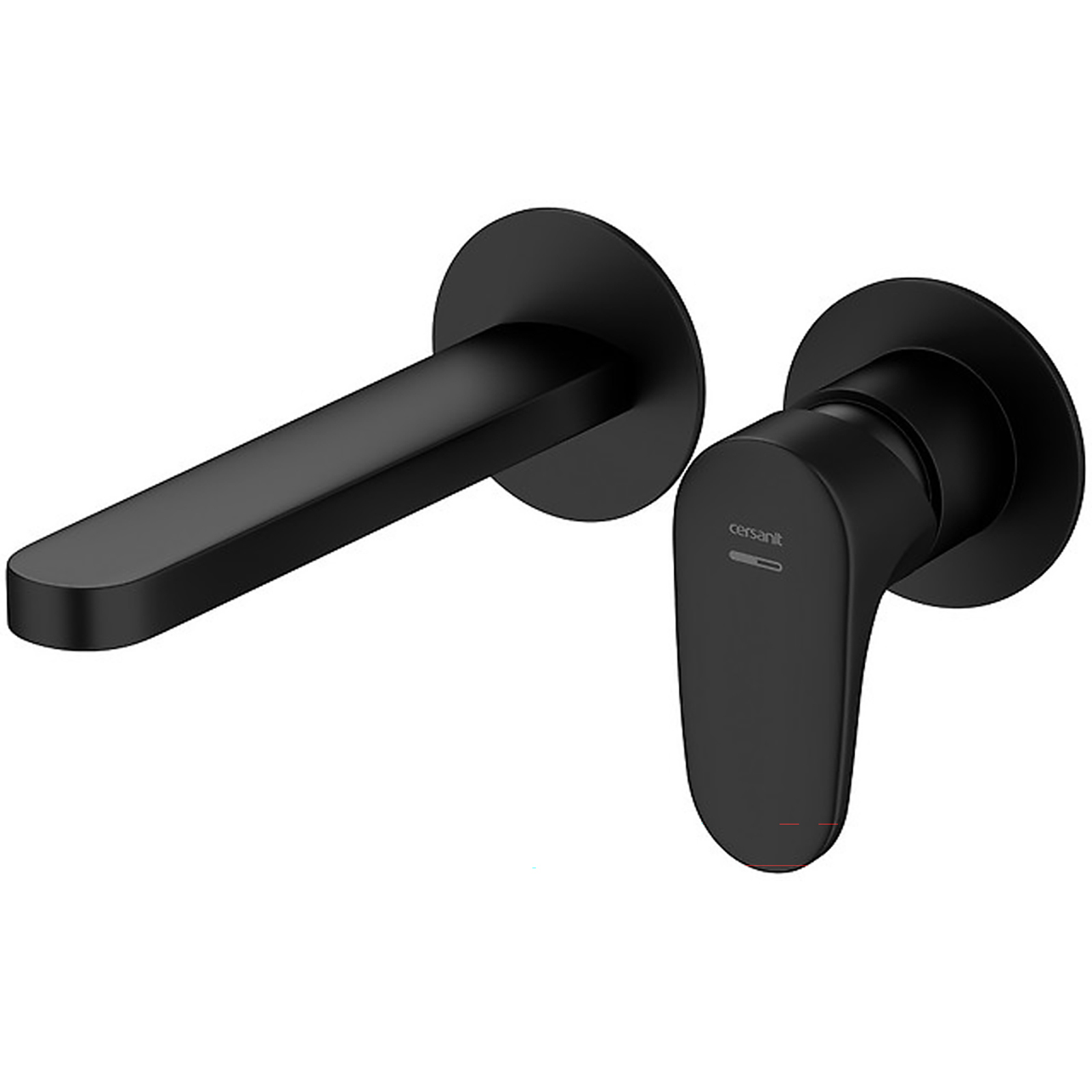 Podomietková umývadlová batéria CERSANIT INVERTO s boxom 2 design v 1 čierna + zlatá S951-296