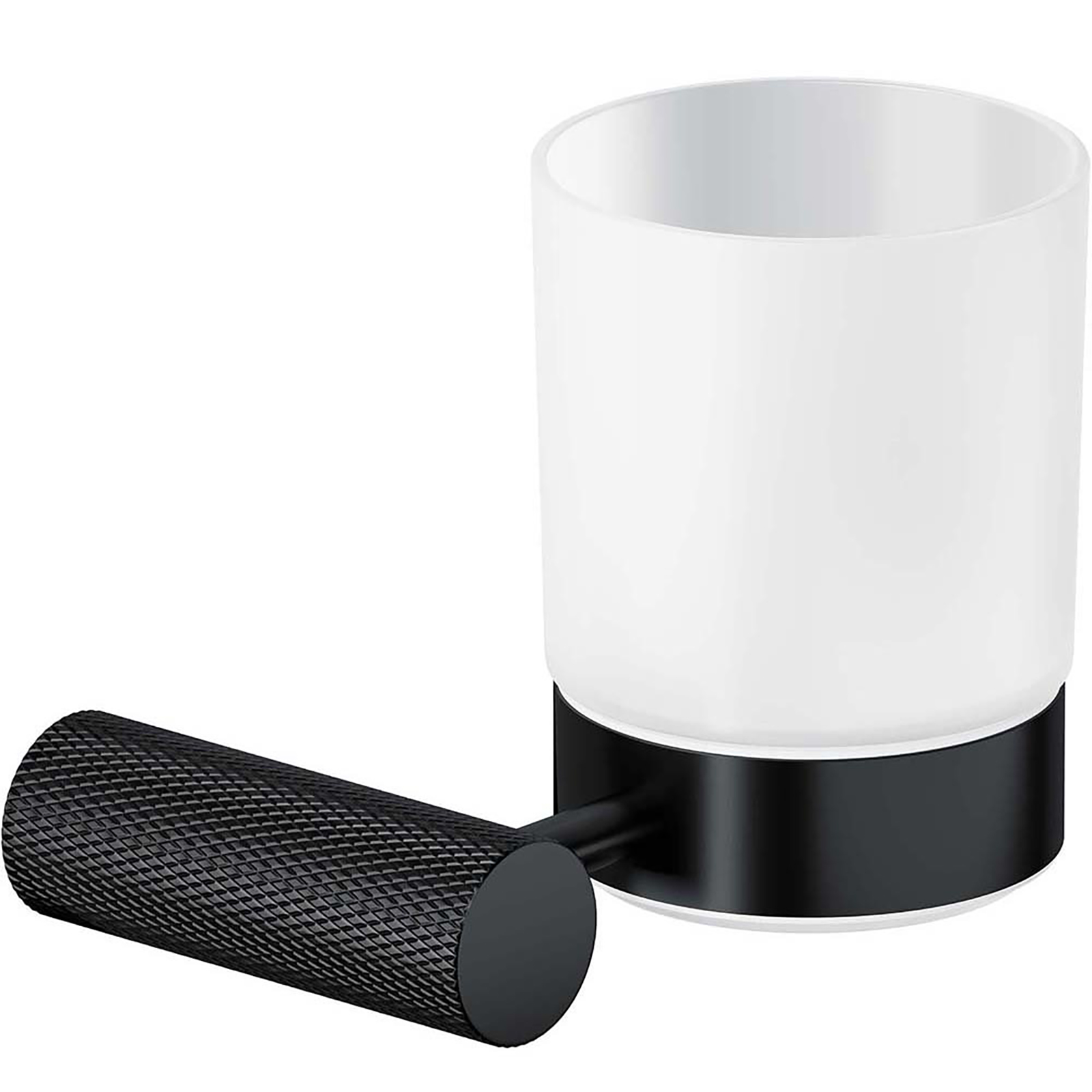CERSANIT Kúpeľňový nástenný pohár ZEN Black S951-901